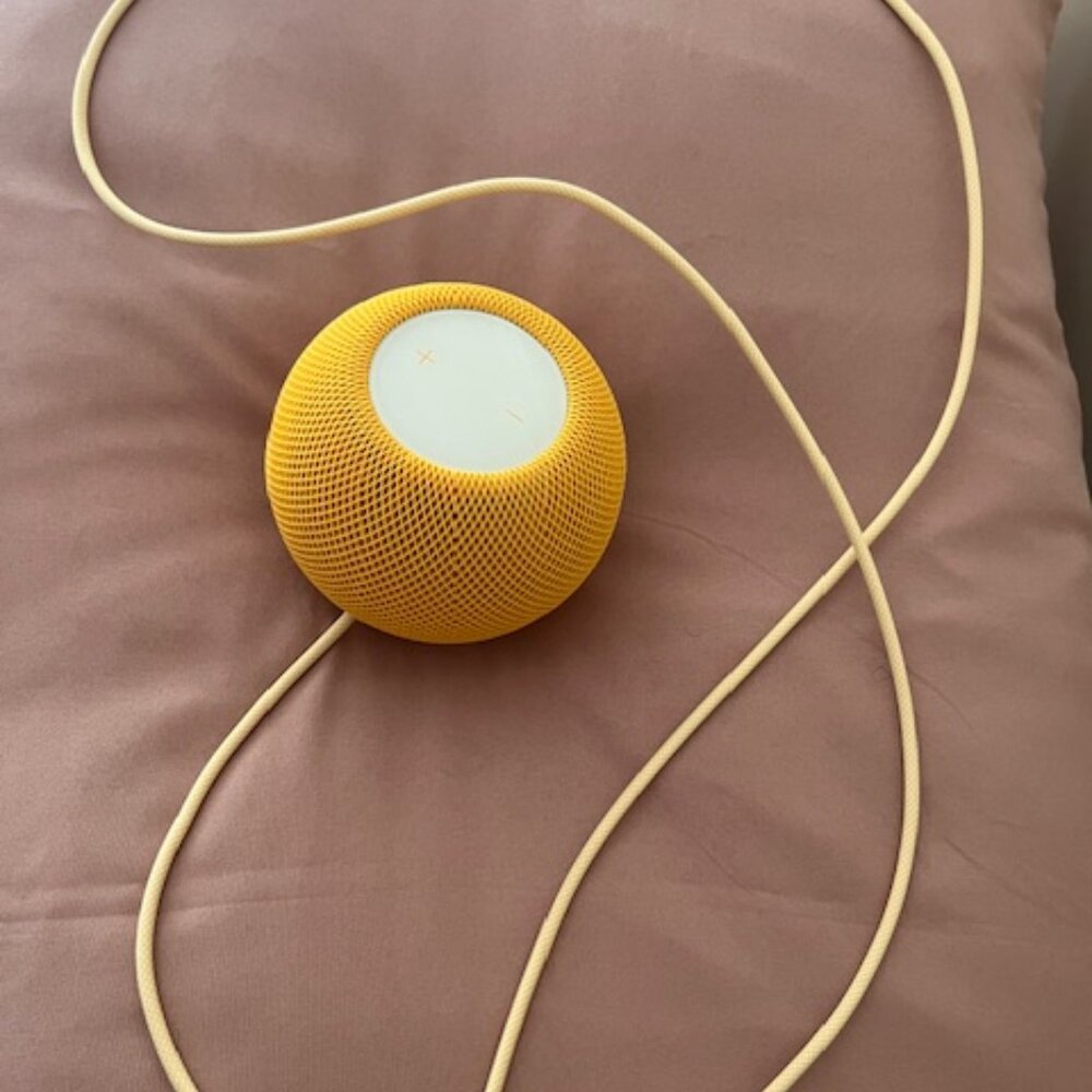 Apple homepod mini, yellow, original box, brand new